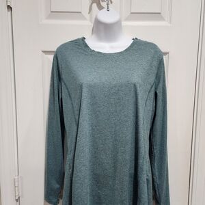 Ridgecut Toughwear Women’s Medium Green Wicking Long Sleeve Pullover T-Shirt